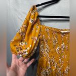 Flynn Skye 🍒SIZE MEDIUM 🍒JUSTINE ROMPER YELLOW MAIZE COLORED WHITE FLORAL PRINT Photo 5