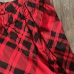 Victoria's Secret  Pajama Set New Red Plaid Silky Satin Sz Large NWT Long Sleeve Photo 4