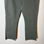 joe's jeans Joe’s Jeans Olive Green Frayed Hem Cropped Pants Size 31 Photo 2