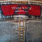 Denim Rock 5 28x30 Y2K Low Rise Medium Wash Flare Jeans Blue Size 28 Photo 4