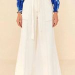 Farm Rio Belted Wide-Leg Twill Pants M Photo 0