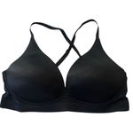 Soma Enbliss luxe plunge Women's Black Cross-Back Bralette Size LARGE Photo 4