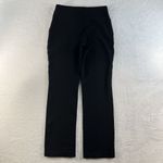 Chico's  0 US S 4 Lindy Black Side Zip Ponte Pants Seam Detail Straight Leg Dress Photo 7