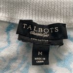 Talbots sweater cardigan button down front 3/4 length sleeves floral Sz medium Photo 6