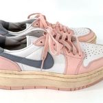 Nike Pink and Gray Chunky Sole Sneakers Photo 0