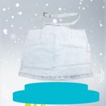 We Wore What  denim cut out mini skirt Light Denim Skirt Indigo Confort ($69) M Photo 2