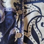 Christian Sirianio Christian Siriano  New York Top Linen Crop  Button-Up Shirt Size XL Photo 8