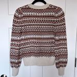 Evereve  Haylo Fair Isle Puff Sleeve Sweater Photo 2