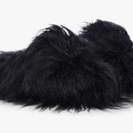 Dolls Kill  Case Of The Grumpies Fuzzy Slides by Delia's Photo 0