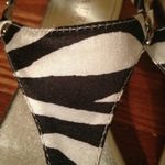 Ralph Lauren Lauren  Halina 2 Sandals Women’s Size 6.5 Black/White Print New Photo 2