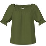 LuLaRoe Lot of 2 Women’s Sz Medium Lily Square Neck Peasant Tops New NWT Photo 1