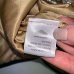 Sue Wong Womens Cocktail Dress Sheath Strapless Chevron Beaded Sequin Size 6 Photo 15