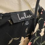 Lulus Women’s Sleeveless Tank Jumpsuit M Medium Black Print Floral Chest 38” Photo 3