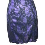 Black and Purple Lace Mini Dress size S Photo 3