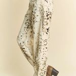 Davi & Dani  Abstract Tie Dye Dot Lace Detail Barrel Pants‎ Photo 3