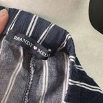 Brandy Melville  Striped navy Wide Leg Pants Trousers - one size Photo 5