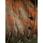 TanJay Petites Women's Textured Brocade Blazer Jacket Orange Brown 6P 6 Photo 1