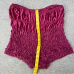 Vintage Merlot maroon ruffle pleat Pettipants bloomers sissy square dance shorts Red Size L Photo 4