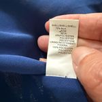 Halston Heritage NWOT  Scarf Neck Short Dress Saphire Blue Gold Diamond Scarf Nec Photo 10