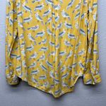 BeachLunchLounge Shirt Womens Large Novelty Bird Print Relaxed Casual Minimalist Photo 7