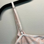 Princess Polly Women's Ribbed Crop Top Pink White Camo Cowl Neck Summer Size 8 Photo 4