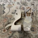 Dolce Vita Wessi Pearl Heels White Size 9 Photo 3