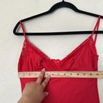 House Of CB  XS D-DD  'Salma' Red Rose Satin Slip‎ Dress NWOT Photo 8