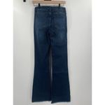 Just USA Jeans Size 27 Slim Bootcut Dark Denim NWT Frayed Hem Cotton Stretch Photo 1