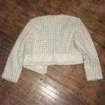 Chico's Chico’s 2 silver thread open front shimmery blazer Photo 3