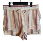 Gap NWT STRIPED LINEN SHORTS Photo 0
