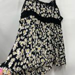 Torrid size 3 babydoll spaghetti strap tank Daisy lace FLAWED Photo 2