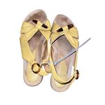 Charming Charlie Dansko Yellow Leather Women's Sandals Size 6.5 Photo 1