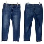Talbots  Women’s Jeans Flawless 5 Pocket Crop Raw Hem Mid Rise Size 4P Photo 8