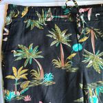 Old Navy  High Waist Wide Leg Linen Blend Tropical Print Pants Size L Tall NWT Photo 4