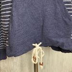 Anthropologie Saturday Sunday Striped Drawstring Sweatshirt SM Photo 2