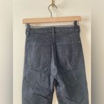 ZARA  Women’s High Waisted Faded Black Denim Skinny Jeans Size 4 Photo 5