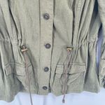 Relativity  Women's Button Down Long Sleeves Field Jacket medium linen anorak Photo 6