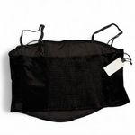 ASTR The Label black Velvet Bustier corset style top nwt XL Photo 1