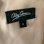 Oleg Cassini  Metallic Foil Chiffon Maxi Dress - 8 Photo 5