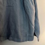 Eileen Fisher  Jacket Heavy Organic Linen Double Breasted Coat in Dawn Sz 2X NWT Photo 11