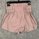 FP Movement Sz Small the way home lined high waist boxer style activewear shorts Pink Photo 4