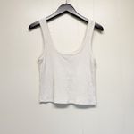 Z Supply  Ivory Ribbed Button Down Shirt and Tank Set Photo 4