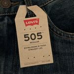 Levi's Levi’s 505 straight-fit jean loose in hip & thigh blue jeans Photo 5