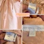 NEW YORK & COMPANY BLUSH LIGHWEIGHT BELTED TRENCH COAT JACKET (L) Orange Size L Photo 12