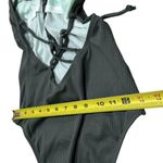 Cupshe NEW Ribbed Sage Green V-Neck Lacey Vacation One Piece Swimsuit Size S Photo 7