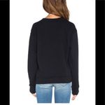 J.O.A. black lace up long sleeve sweatshirt. NWT Photo 2