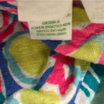 Lilly Pulitzer Shirt Women Medium Pink Blue Floral Linen Sleeveless Resort Boho Photo 4