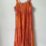 Tanya Taylor Dani Orange & Pink Floral Dani Dress 0 Photo 5