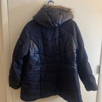 Ashley Stewart  Faux Fur Trim Hooded Puffer Coat Photo 1