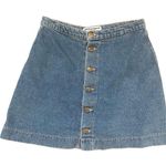 American Apparel button front denim skirt Photo 0